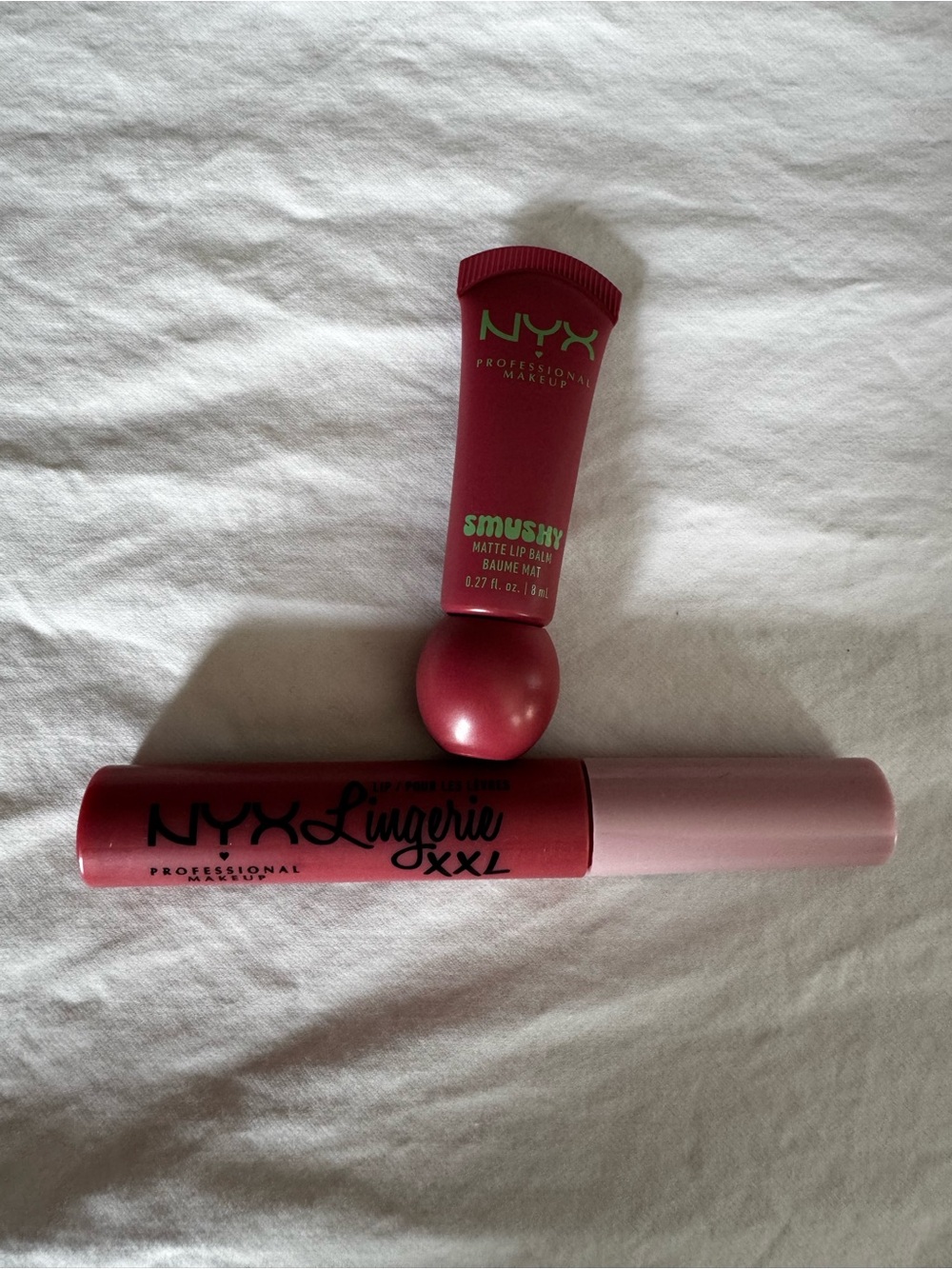 NWT NYX Lingerie XXL Liquid Lipstick & Smushy Matte Lip Balm Duo